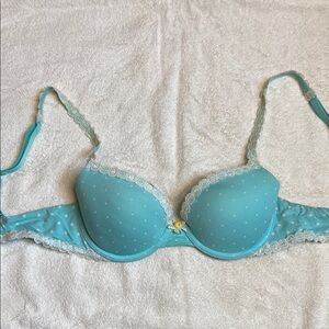 Victoria's Secret Linen Demi Underwire Bra with Adjustable Straps. Size 34C